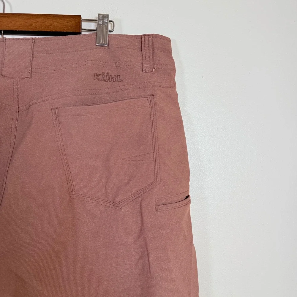 Kuhl Renegade Performance Outdoor Hiking Shorts Size 38 Dusty Rose Mauve
